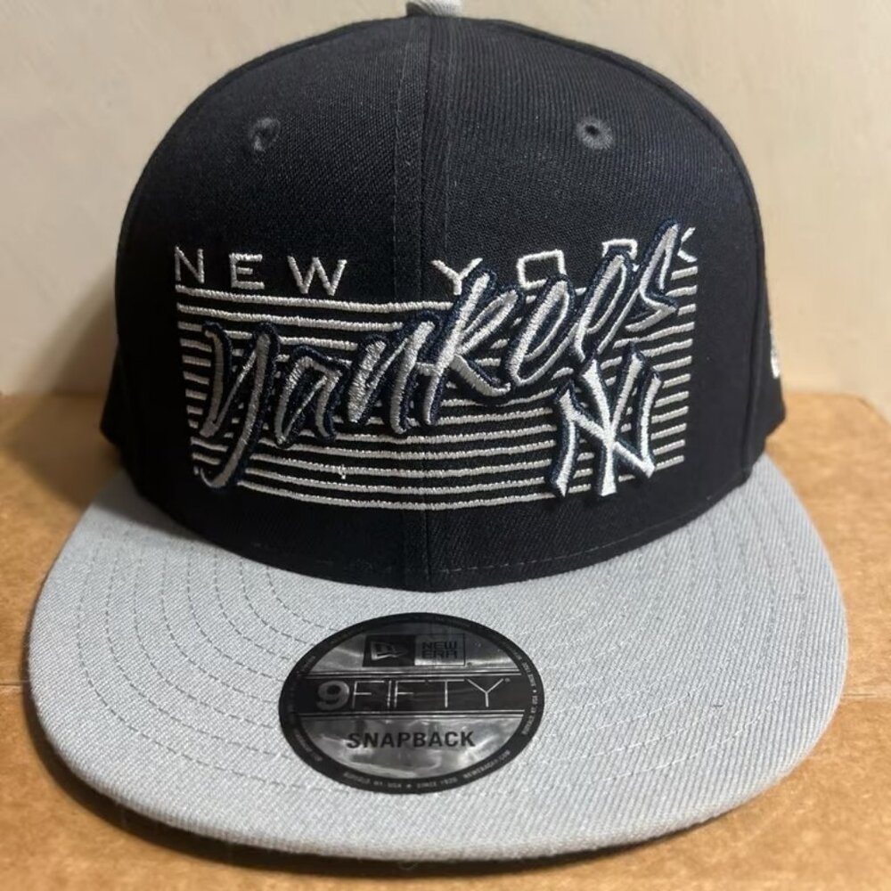 New York Yankees Baseball Cap/Hat by NEW ERA (9FIFTY) SnapBack 3D Embroidered